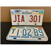 Image 1 : Lot of 2 New Brunswick License Plates
