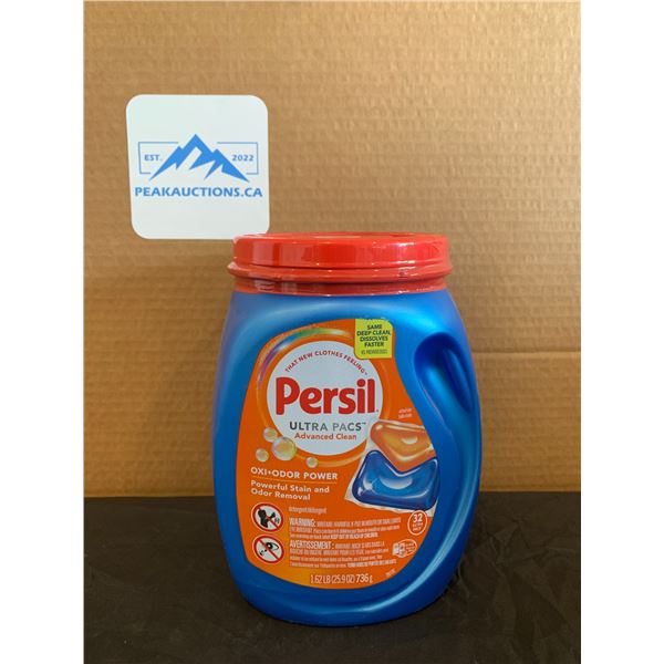 Persil Ultra Pacs Advanced Clean Oxi+Odor Power 32 Ultra Pac