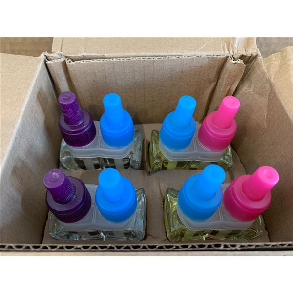 Febreze Odor Fighting Fade Plug in Downy April Fresh Mediterranean Lavender 4 Refill 2 of Each