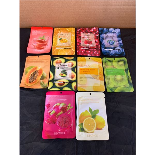 Fruit Masks 10 Pack