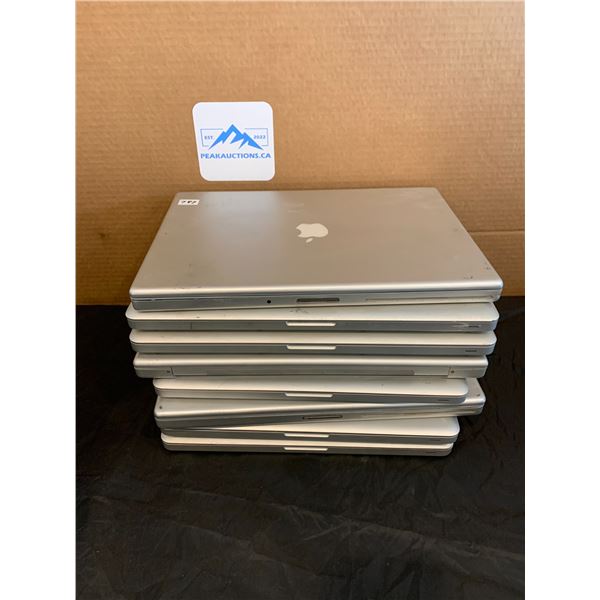 Lot of 7 Mac Apple Lap Tops
