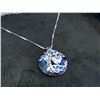 Image 2 : Sterling Silver - Diamond Tree Of Life Chain & Pendant