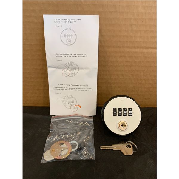 Digital Zinc Alloy Code Combination Safe Lock With Key