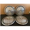 Image 1 : 1980 - 1989 OEM Chrysler Cordoba/Lebaron Poverty Caps - Hubcaps