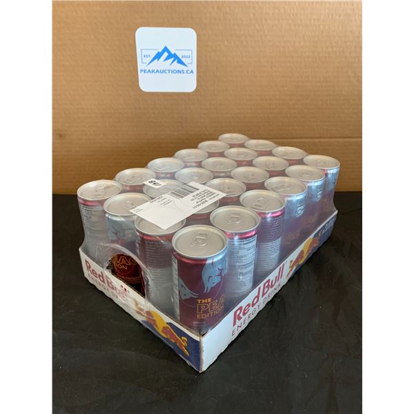 24 Pack Red Bull Energy Drink - The Peach Edition