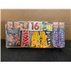 Image 1 : 16 Pack Assorted Candy - Twix - Mars - Snickers - M&M's