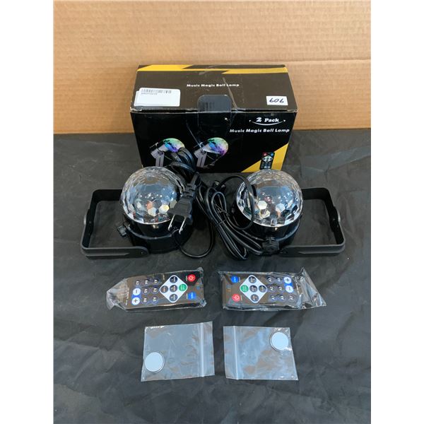 2 Pack Music Magic Ball Lamp