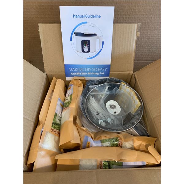 Candle Making Kit With Digital Wax Melter + 5LBS Soy Wax
