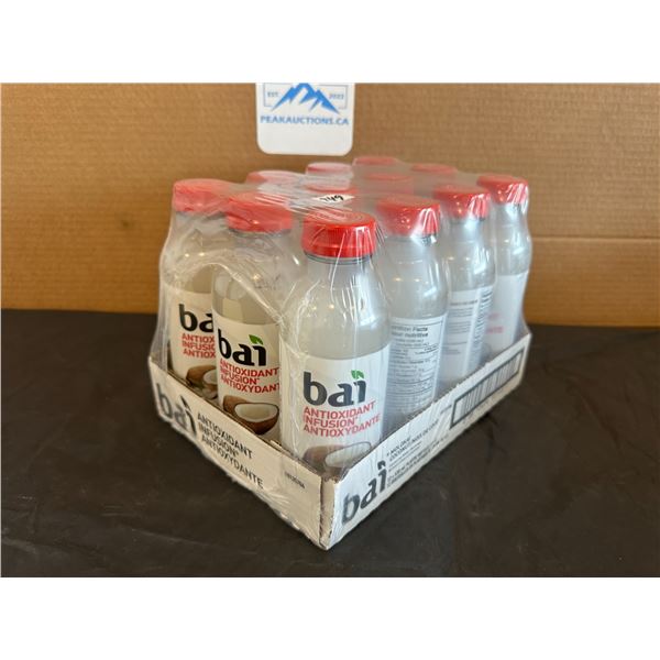 Lot of 12 Bai Antioxidant Infusion - Molokai Coconut