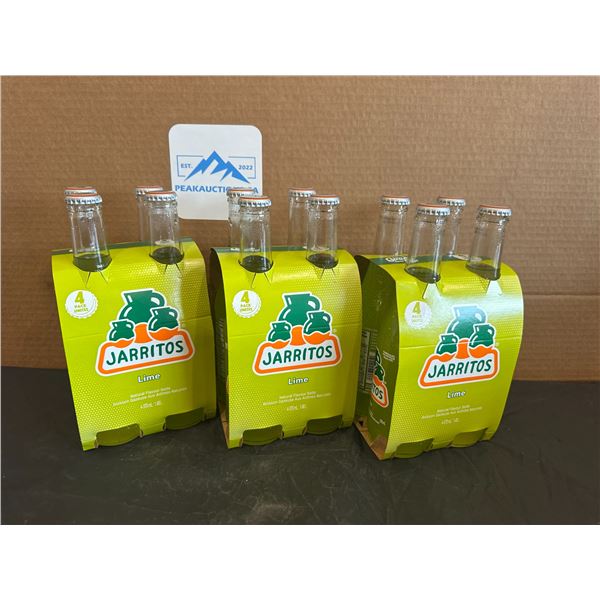 Lot of 12 Bottles of Jarritos Lime