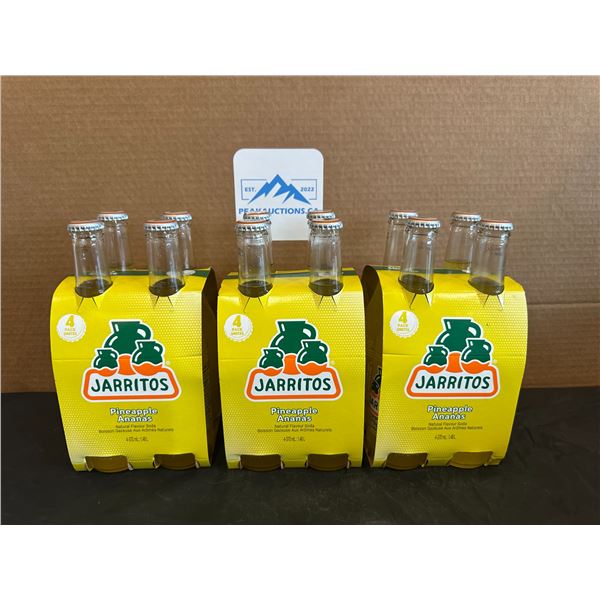 Lot of 12 Bottles of Jarritos Pineapple