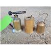 Image 2 : Antique blow torch & oil cans