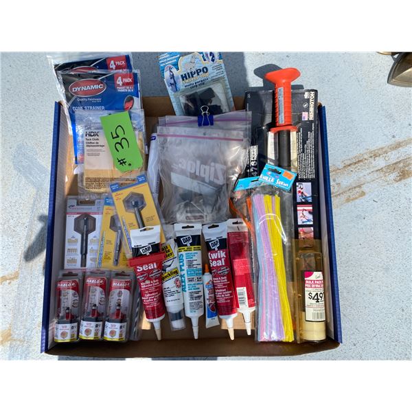 Router bits, misc.. Silicones & powder actuated tool