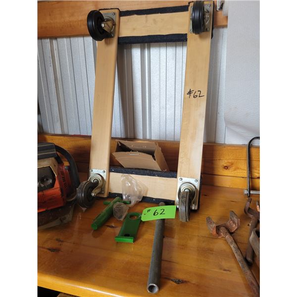 Dolley, JD hitch pin & pipe