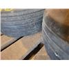Image 3 : 2- 15x6.00-6 NHS tires c/w 1-hole rims & 2- 18x9.50-8 c/w 1-hole rims & spindle