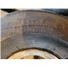 Image 4 : 2- 15x6.00-6 NHS tires c/w 1-hole rims & 2- 18x9.50-8 c/w 1-hole rims & spindle
