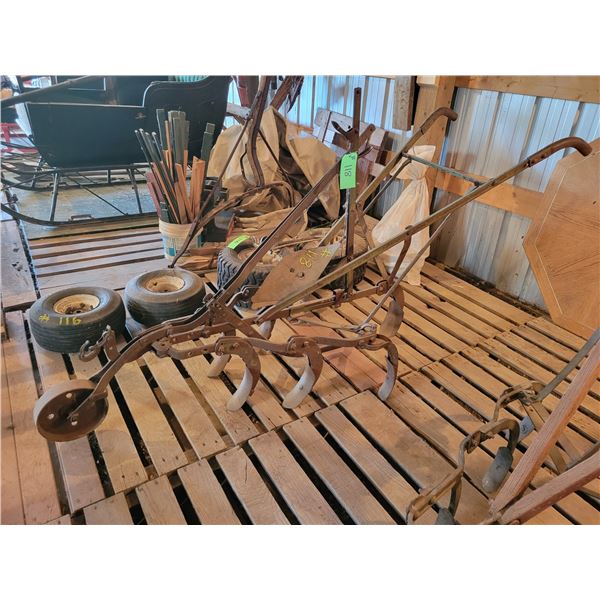 7-shank potato cultivator