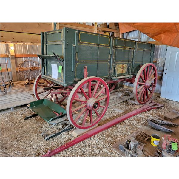 Original condition,  Adams High Gear Wagon, 60 Bu c/w drawbar