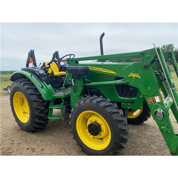 (Lot #'s 125, 125A & 125B are a Group Lot) JD 5425 FWA TRACTOR, Open Station c/w 542 Loader, 3 pt, 1