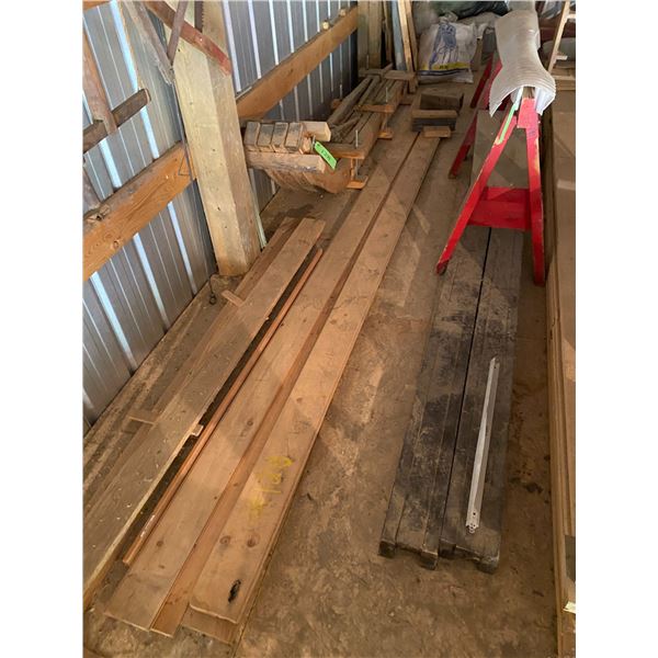 Misc., Tongue & Groove Lumber, & 4 Sleigh Runners