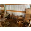 Image 1 : Egg Cartons, Baskets, Wood Jacks, small Wood Wheel Barrel