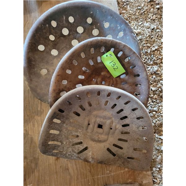 3- Steel tractor seats