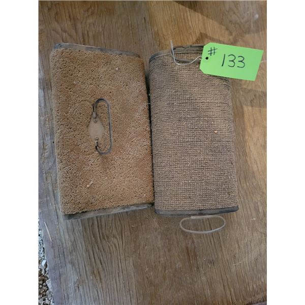 2- Carriage foot warmers