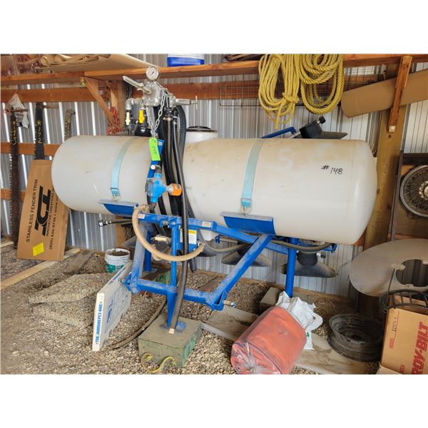 Brandt 3 pt hitch sprayer, 130-gal tank, SN. 47855