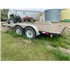 Image 5 : 2002 SWS 16ft Bumper Pull Flat Deck Trailer c/w ramps & spare, SN. R133527648