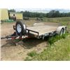 Image 7 : 2002 SWS 16ft Bumper Pull Flat Deck Trailer c/w ramps & spare, SN. R133527648