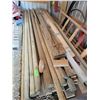 Image 1 : Large qty of misc. lumber, c/w 3in.x6ft Rd posts