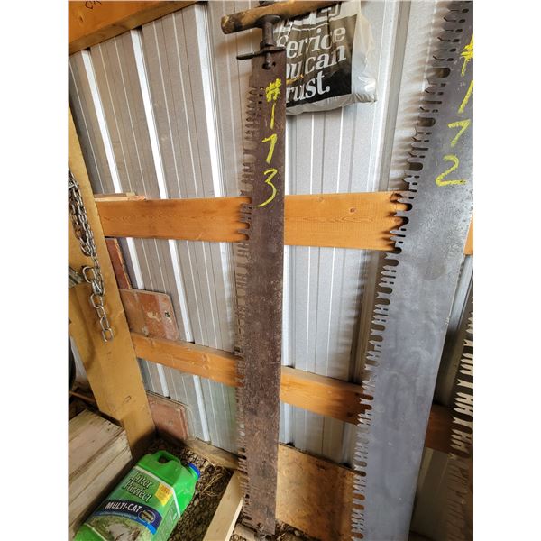 2-man saw, 5ft, complete