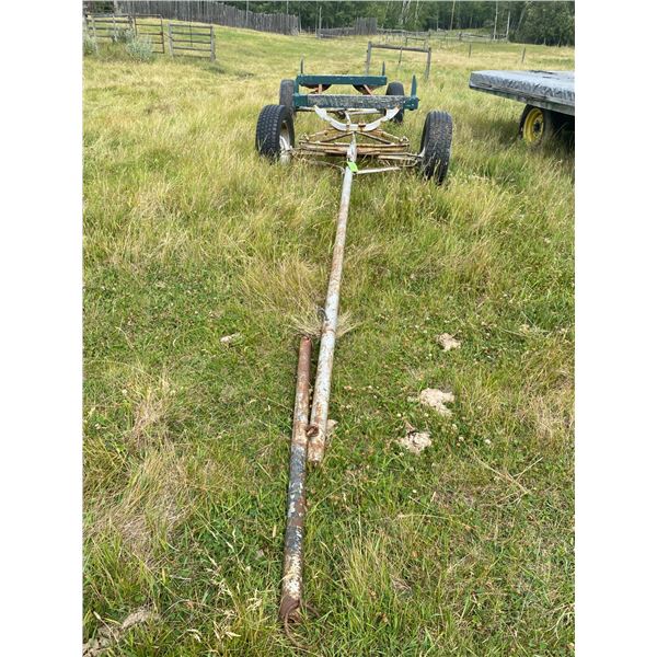 Horse drawn farm wagon