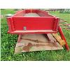 Image 10 : Red horse drawn sleigh c/w drawbar, eveners
