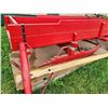 Image 12 : Red horse drawn sleigh c/w drawbar, eveners