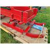 Image 14 : Red horse drawn sleigh c/w drawbar, eveners