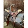 Image 5 : Western roping saddle, 14in. Seat c/w stand & saddle bags