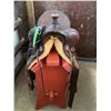 Image 7 : Western roping saddle, 14in. Seat c/w stand & saddle bags
