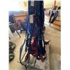Image 10 : Work harness c/w rolling harness stand, qty of hames & horse clippers