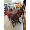 Image 4 : Western saddle, 16in. c/w pads & stand