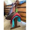 Image 7 : Western saddle, 16in. c/w pads & stand