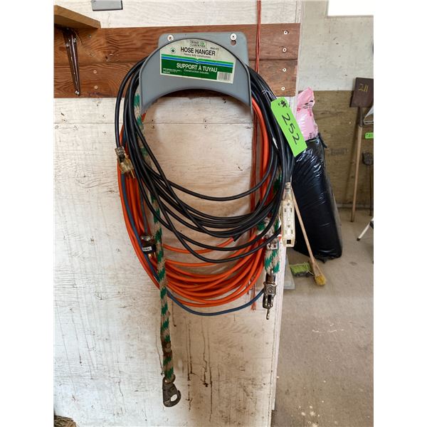 3- Misc. elec. Cords & lead rope