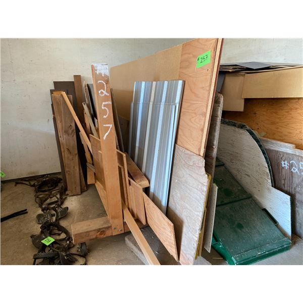 Qty of misc. plywood