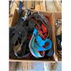 Image 3 : 2- Boxes of misc. rope, tiedowns, belts etc.