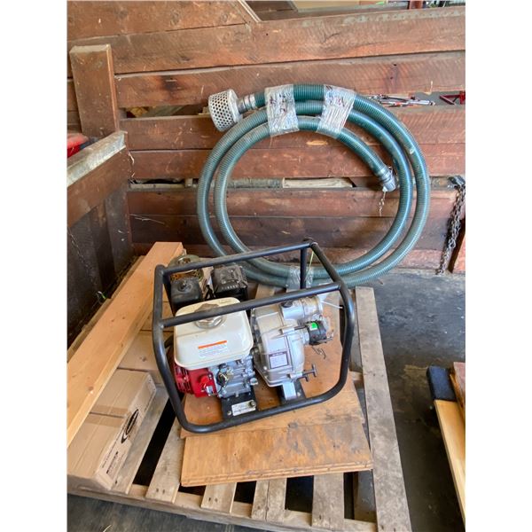 200cc Honda Trash pump, as new c/w hose