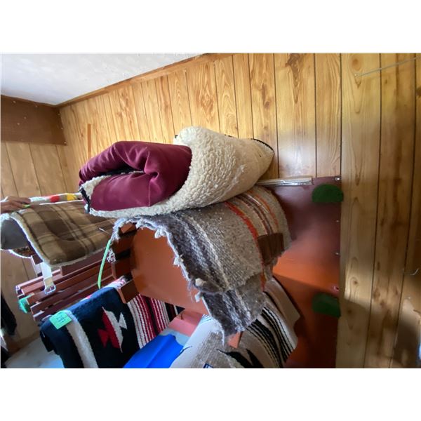 1- Horse blanket & 1- Navaho blanket