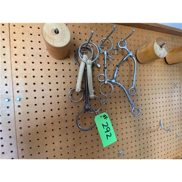 3- Steel bits, 2- rubber bits