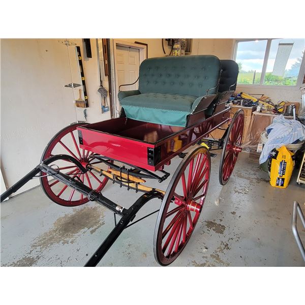 Note: This Unit is a One of a Kind & Should e put on Display in a museum. Fancy buggy c/w  2-seats &