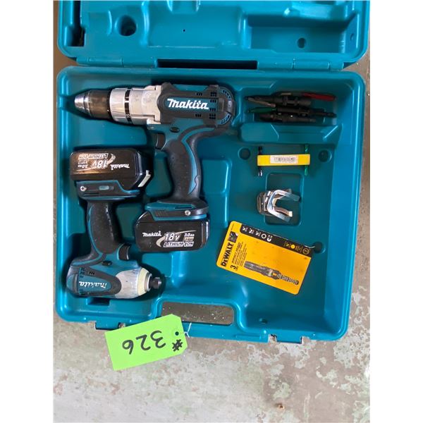 Makita 18V drill & impact drill