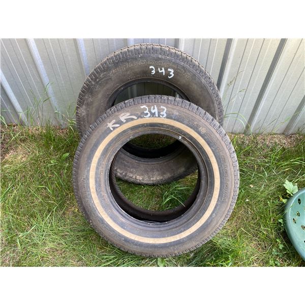 2- BFGoodrich winter slalom 215-70R15's